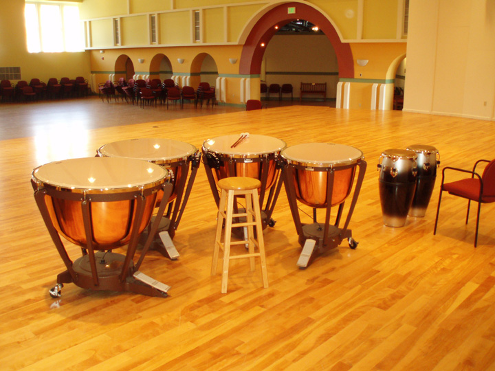 Yamaha Timpani, Toca Conga in the Recital Hall